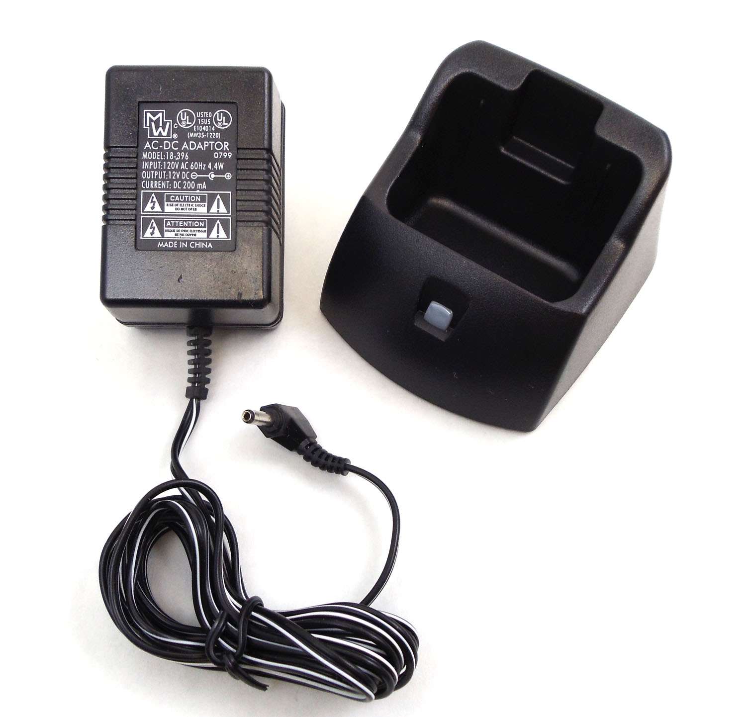 MIDLAND -  DROP IN CHARGER AND UL APPROVED AC ADAPTER (18-396) FOR 75-503 & 75-515