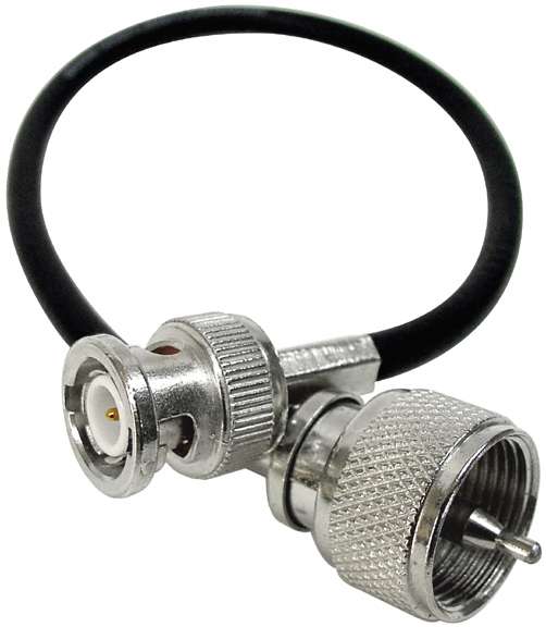 SINGLE BNC MALE TO PL259 ADAPTOR