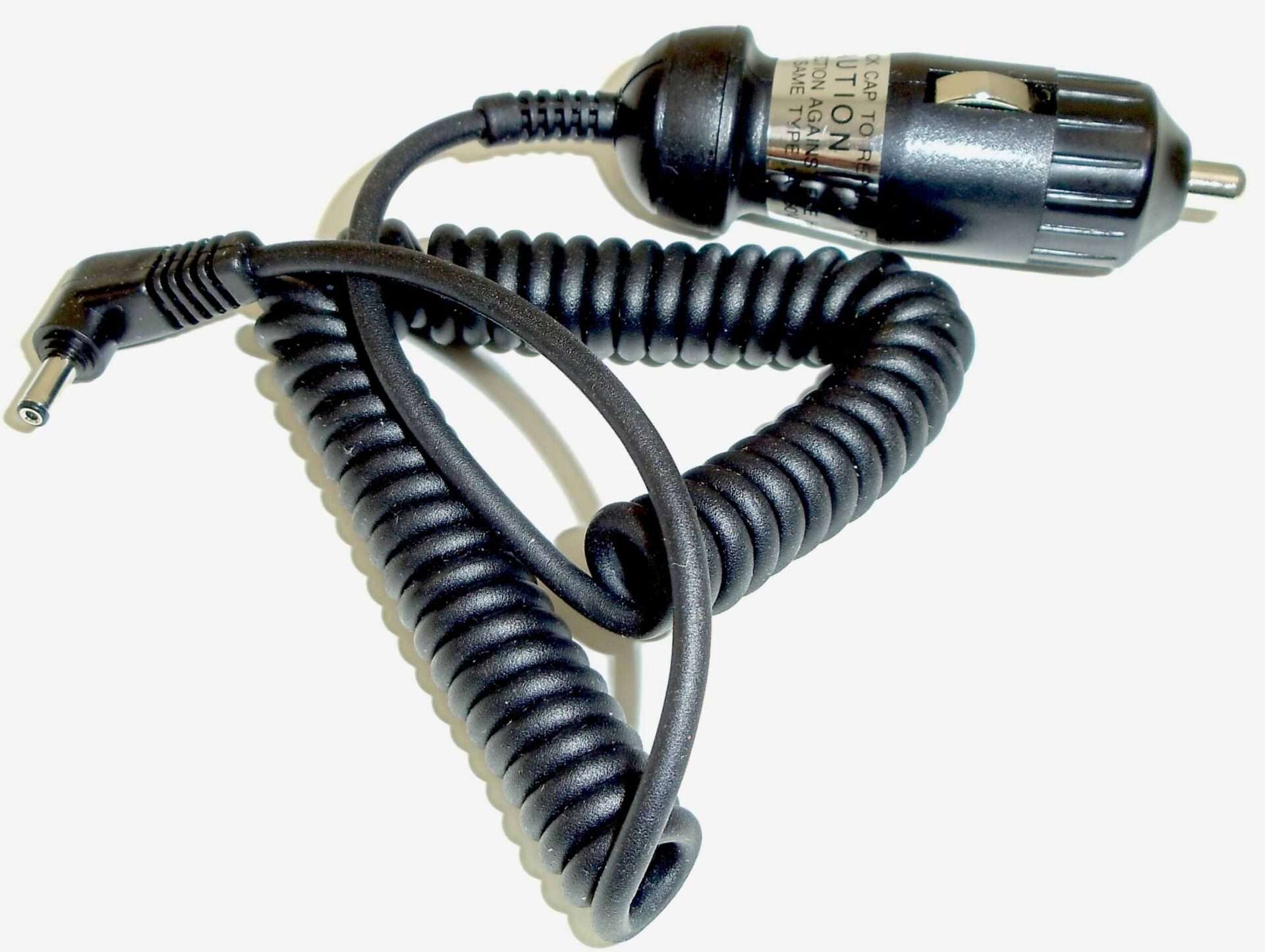 COILED CIGARETTE CORD WITH 1.3MM RIGHT ANGLE PLUG