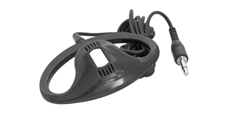 ACCESSORIES UNLIMITED - BLACK OVER THE EAR PHONE WITH 3.5MM PLUG
