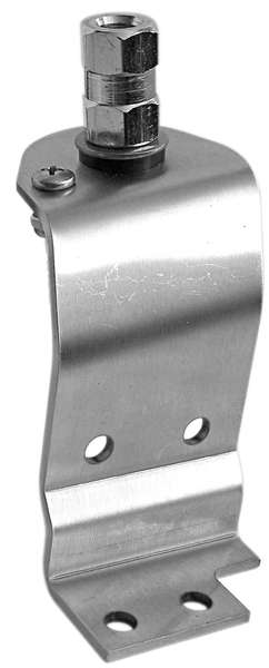 STAINLESS STEEL LEFT SIDE FENDER ANTENNA MOUNT FOR 1997 - 2007 FORD F150, 250 AND EXPEDITION