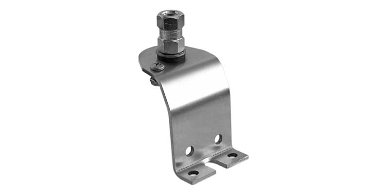 STAINLESS STEEL LEFT SIDE ANTENNA FENDER MOUNT FOR 1999-2001 GMC SIERRA, CHEVY SILVERADO & 2005 TOYOTA TUNDRA