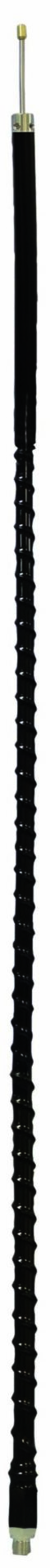 ACCESSORIES UNLIMITED - 4 FOOT 1,000 WATT BLACK HEAVY DUTY 3/8' X 24" TUNE-ABLE TIP CB ANTENNA