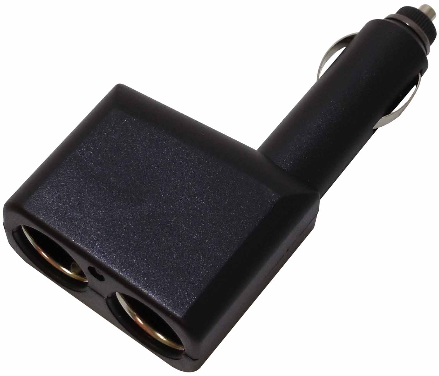 METRA - SINGLE CIGARETTE SOCKET PLUG ADAPTER - CONVERTS TO DUAL FUSED CIGARETTE PLUG SOCKET WITH RED LED INDICATOR