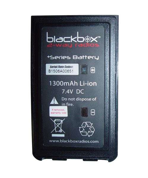 KLEIN - BLACKBOXPLUSBAT STANDARD 1300 mAh LITHIUM ION BATTERY FOR BLACBOX PLUS RADIOS