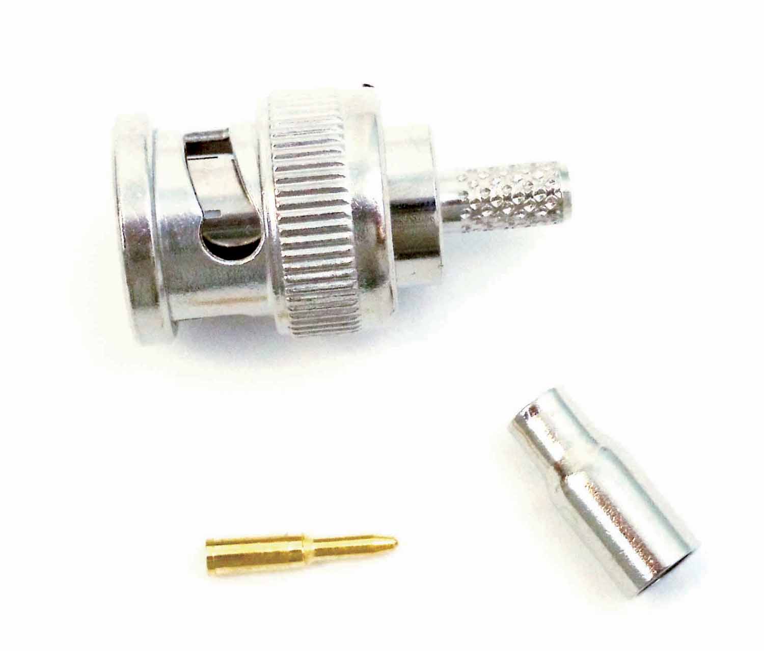 BNC MALE CRIMP CONNECTOR (RG174/U)