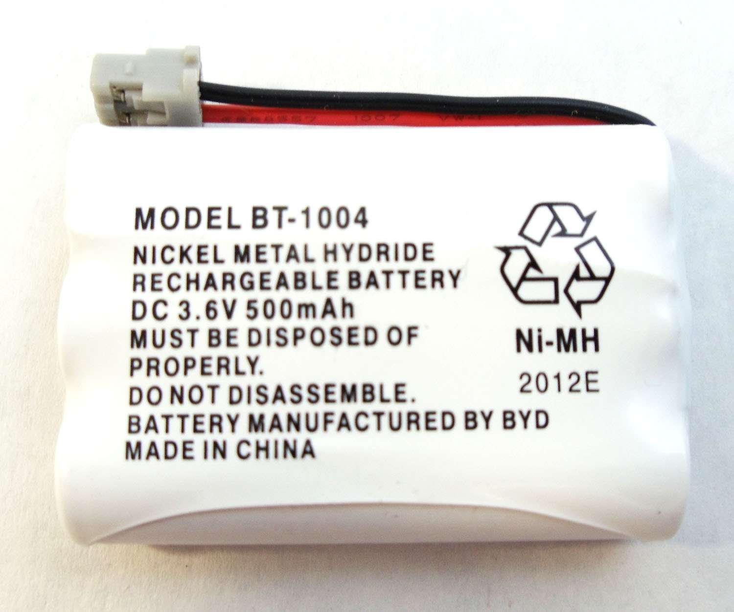 UNIDEN BT-1004 NICKEL METAL HYDRIDE 3.6VCD, 500MAH REPLACEMENT BATTERY PACK FOR DXT736