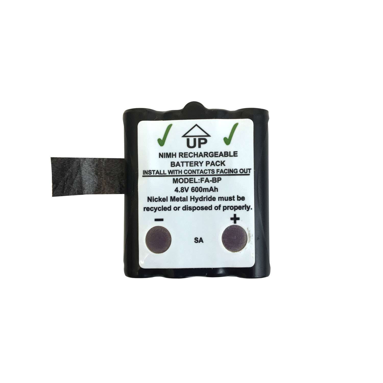 COBRA - FABP NIMH RECHARGEABLE BATTERY PACK FOR COBRA FRS RADIOS