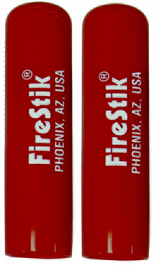 FIRESTIK II - PLASTIC 2/PACK RED REPLACEMENT CAPS