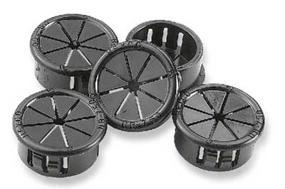 100 PK PLASTIC GROMMET FOR 3/4" HOLE