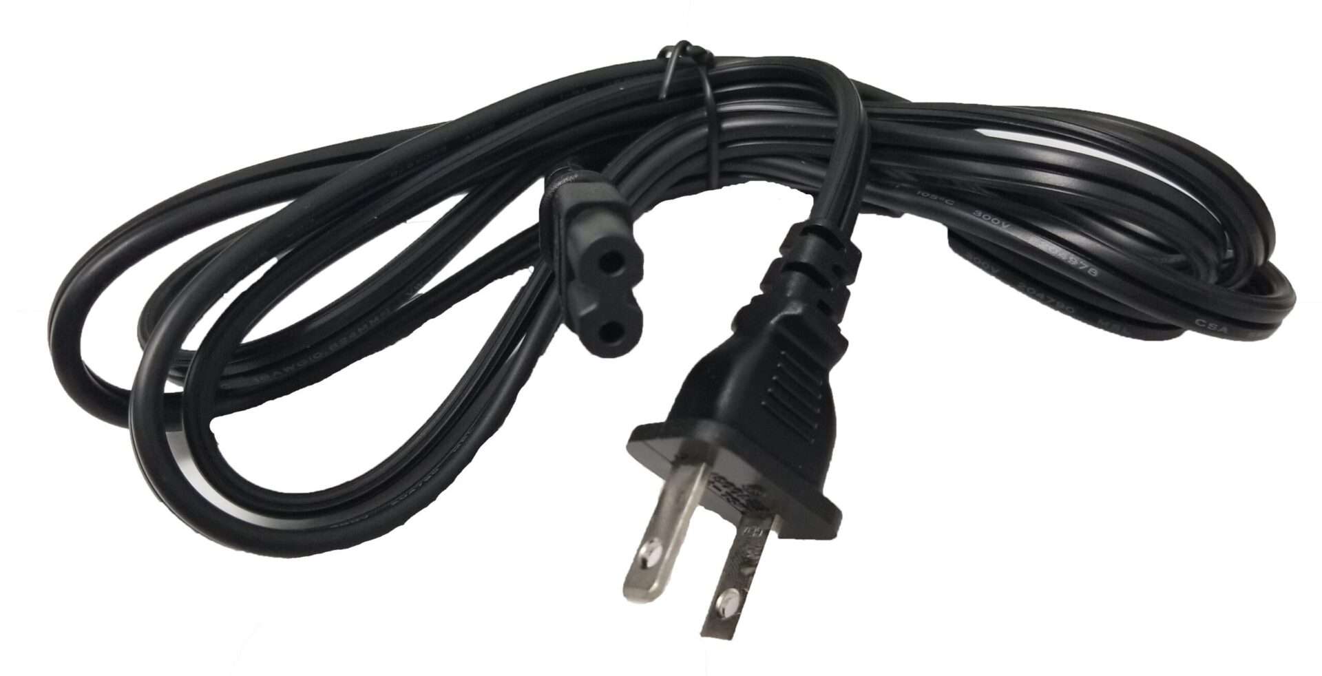 MARMAT - LC4X 2 PRONG FEMALE AC POWER CORD (BULK)