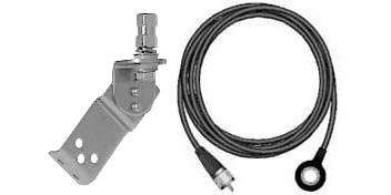 FIRESTIK - MK274R STAINLESS STEEL HOOD OR TRUNK CHANNEL MOUNT WITH ADJUSTABLE SWIVEL & 18' FIRE-RING COAX CABLE