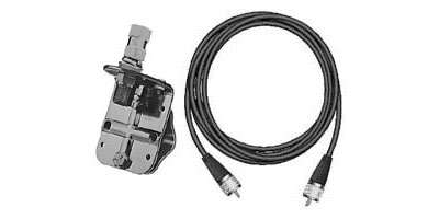 FIRESTIK - MK64A8A STAINLESS STEEL SINGLE SO239 MIRROR MOUNT WITH 18' COAX CABLE