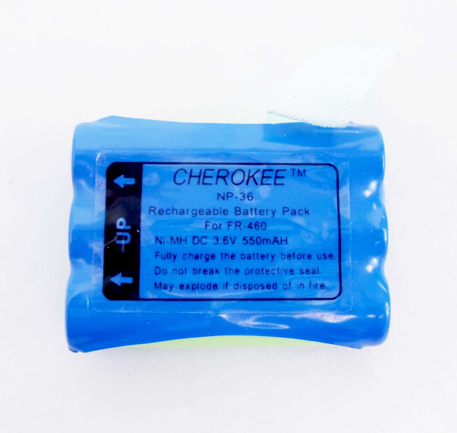CHEROKEE - NP36 REPLACEMENT 3.6 V, 550 MAH NIMH BATTERY PACK FOR CHEROKEE FR460