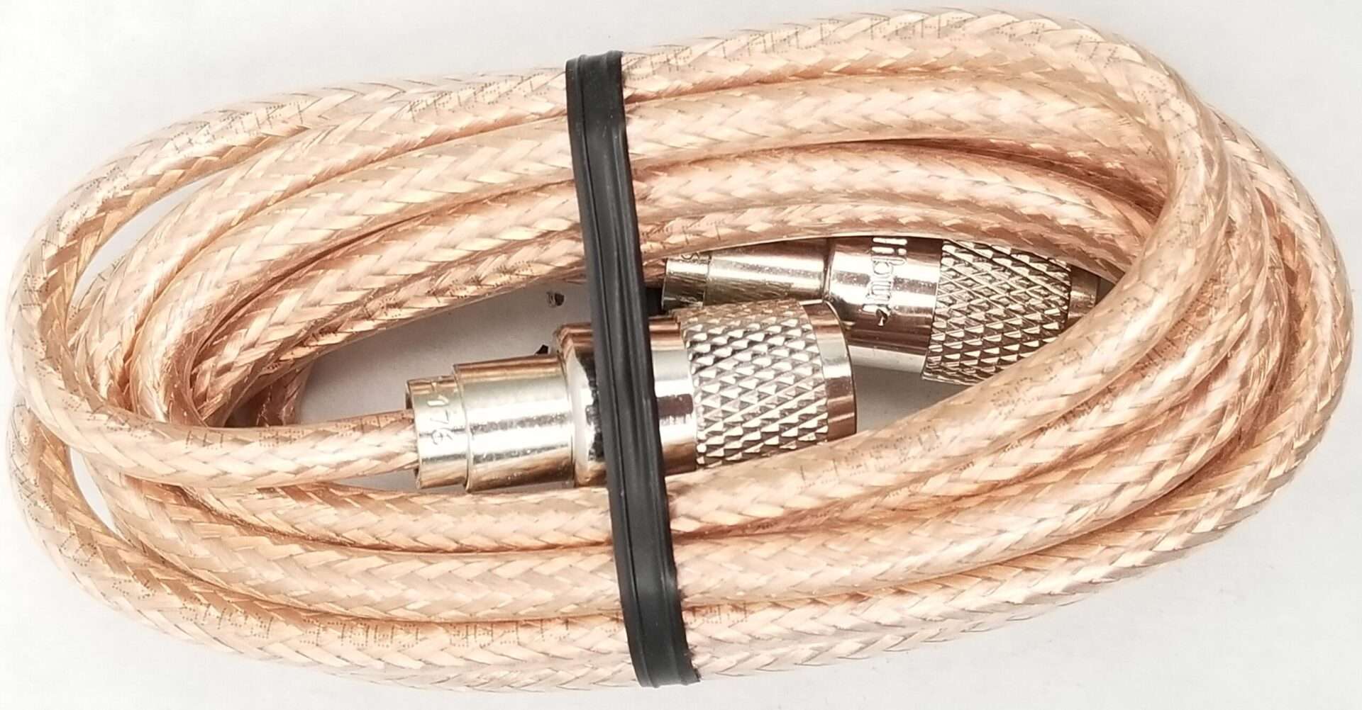 PROCOMM - PP8X9-CLR CLEAR JACKET 9' RG8X CABLE WITH PL259'S