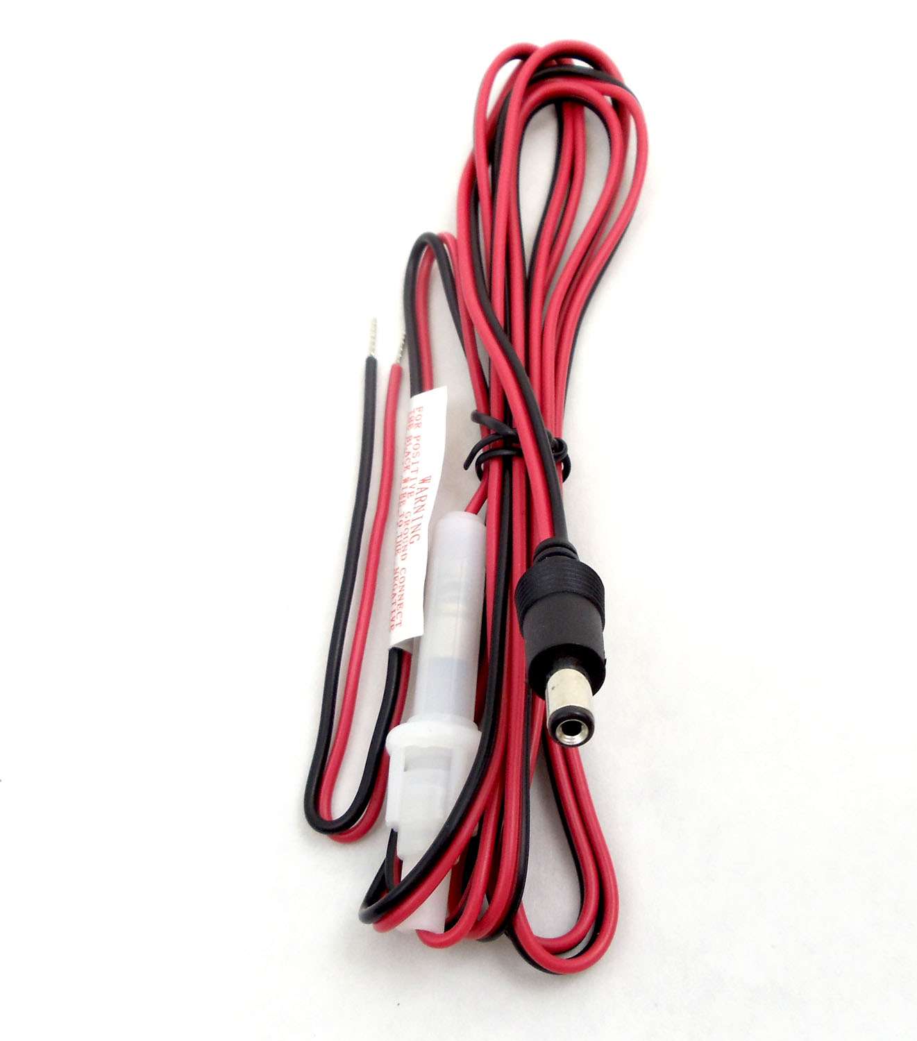 UNIDEN BC60, BC145, BC175, BC350A, BC560, BC700A, BC890  REPLACEMENT 2.1MM FUSED POWER CORD