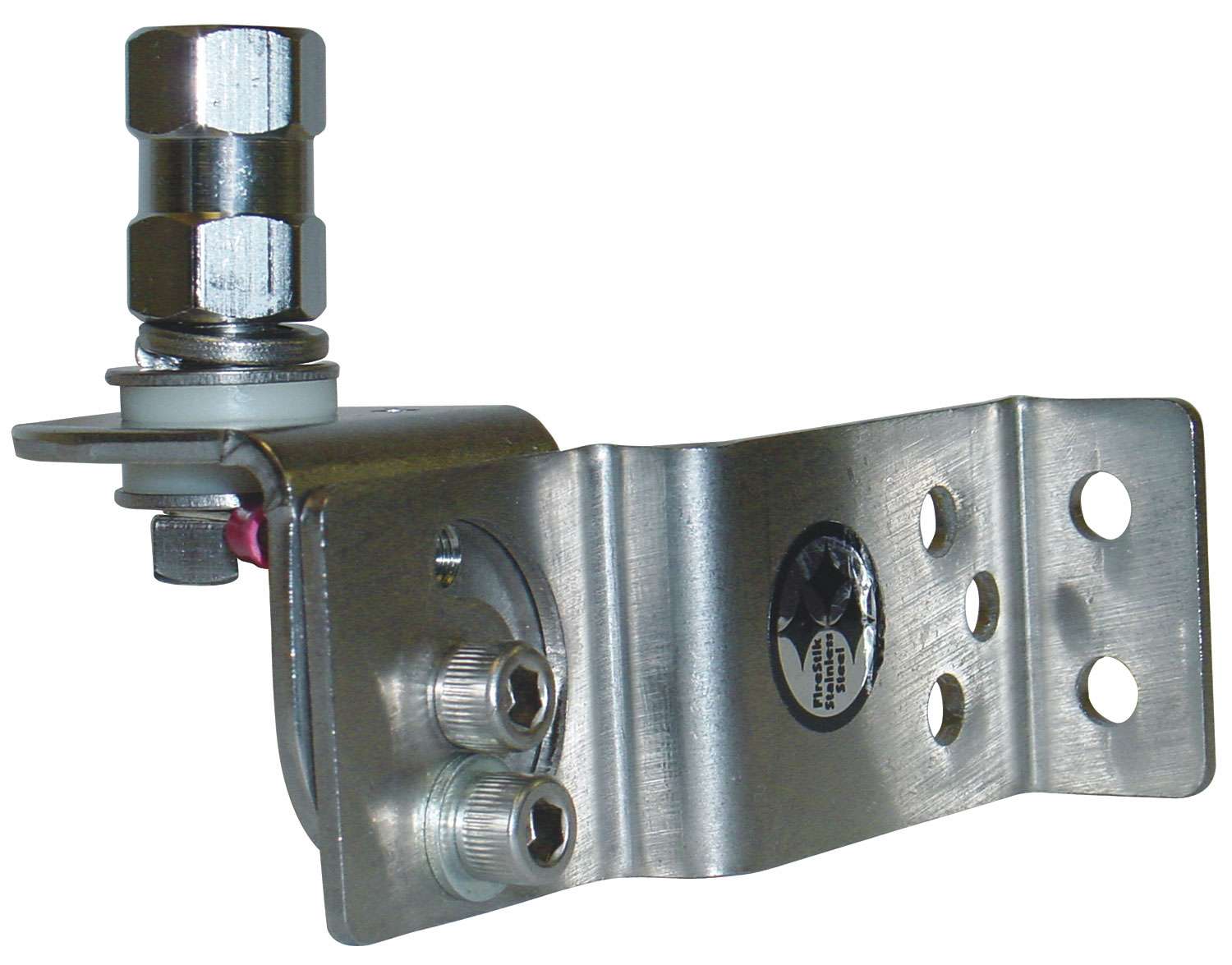 FIRESTIK - SS274 STAINLESS STEEL ADJUSTABLE HOOD CHANNEL MOUNT  WITH K4 LUG TYPE STUD