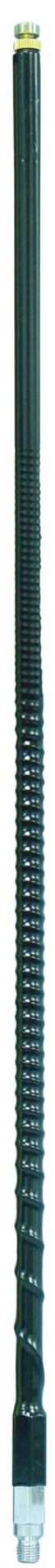 FIRESTIK - TM4-B MACH-10 900 WATT 4' TALL 5/8 WAVE 10 METER (28.300 - 28.500) TUNEABLE TIP ANTENNA IN BLACK