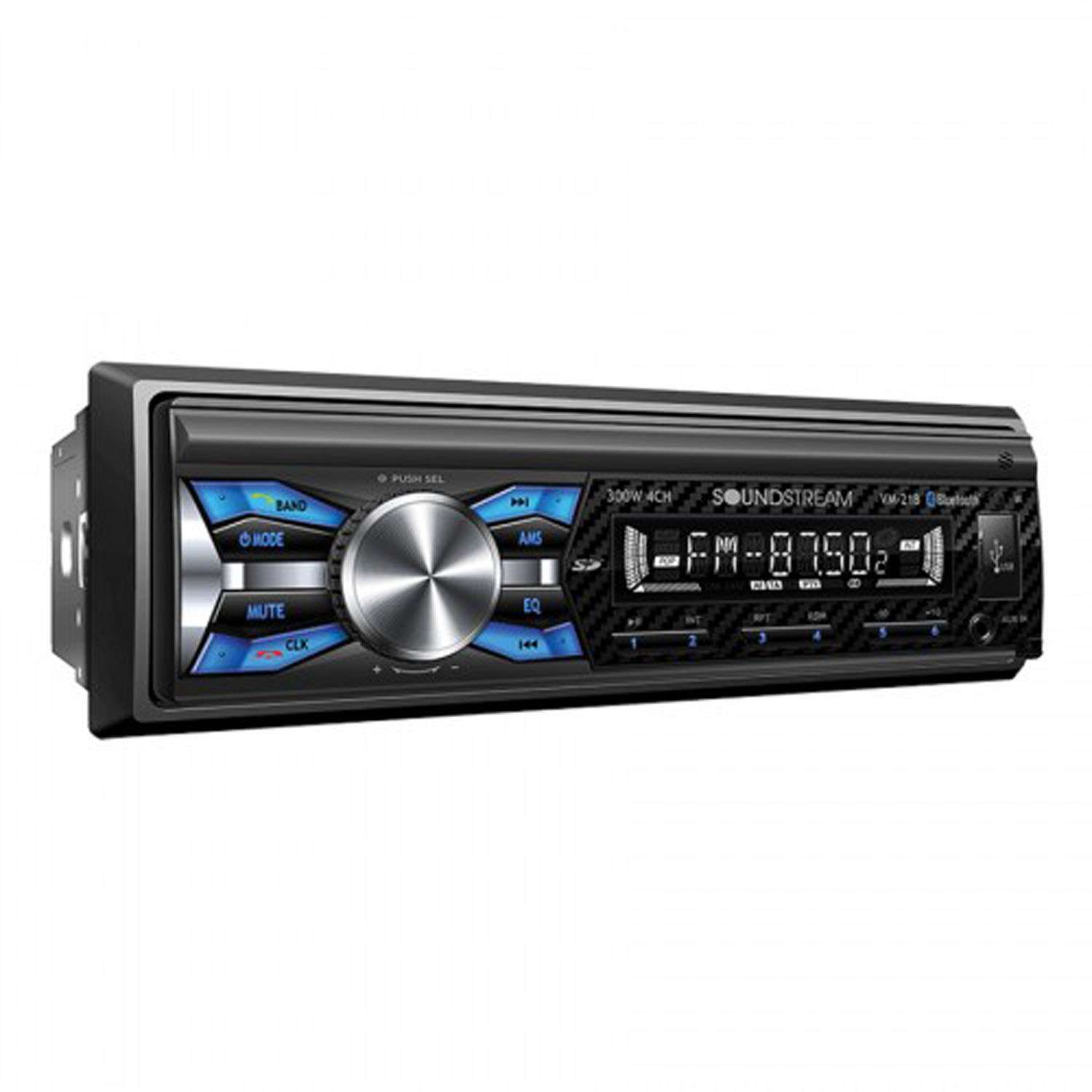 SOUNDSTREAM - 300 WATT (4X CH) 1 DIN DIGITAL MEDIA RECEIVER WITH SD/USB PLAYBACK, AM/FM RECEIVER, AUX INPUT & BLUETOOTH VERSION V2.0