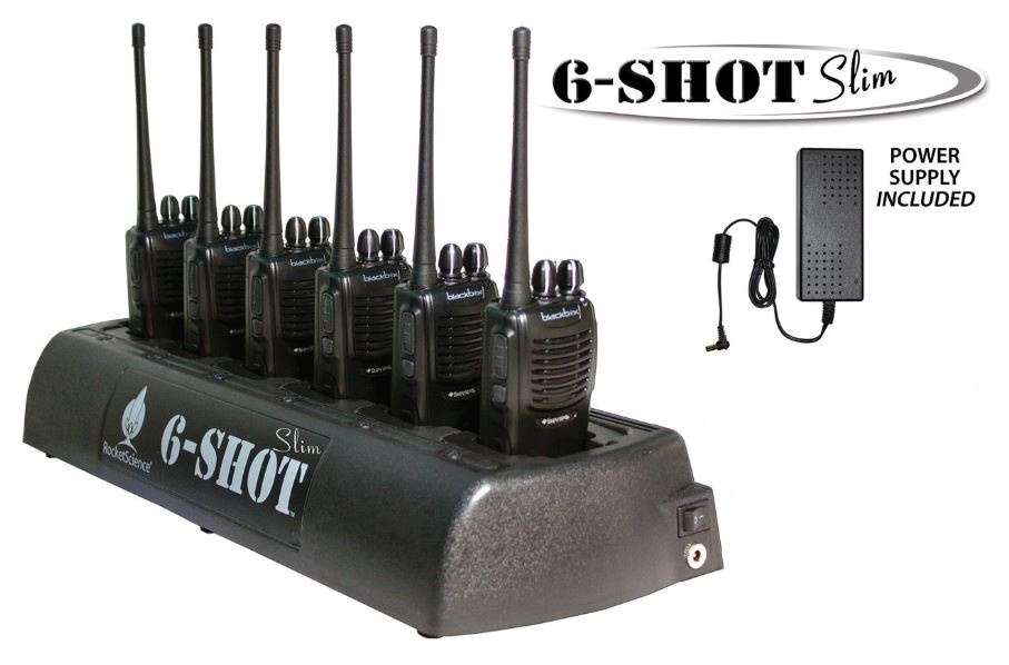 KLEIN - 6SHOTSLIM 6-SHOT SLIM 6-UNIT BATTERY CHARGER (PODS SOLD SEPARATELY)