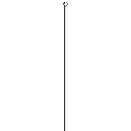 LARSEN - W540 STAINLES STEEL 27-174MHZ .100 DIAMETER 54"  REPLACEMENT WHIP