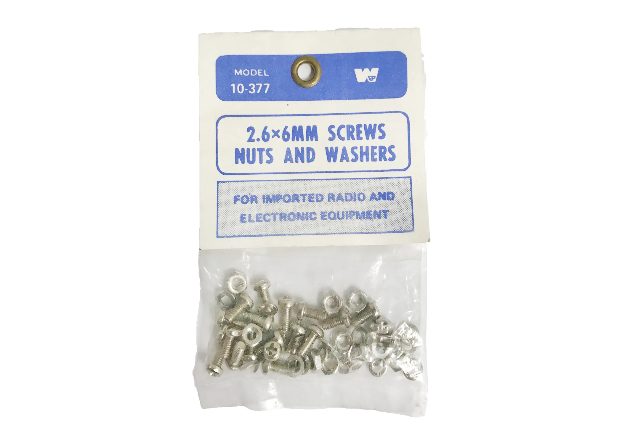 TWINPOINT - 10377 2.6 X 6MM SCREWS, NUTS, & WASHERS