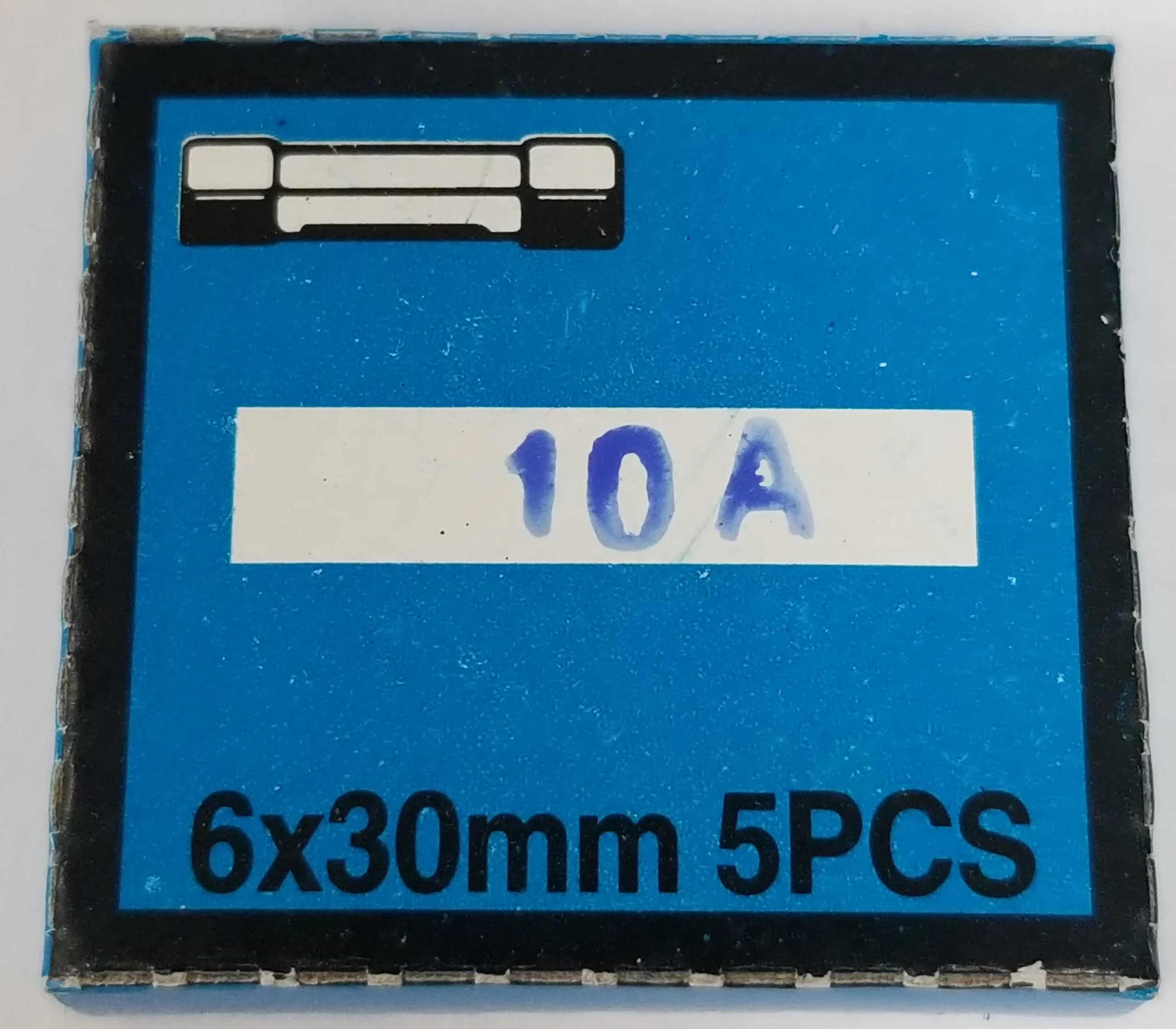 10 AMP GLASS FUSES (BOX OF 5)