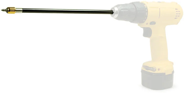 TITAN -  12" QUICK RELEASE AUTO LOCKING MAGNETIC BIT HOLDER EXTENSION ENABLES EASY ACCESS TO HARD TO REACH PLACES