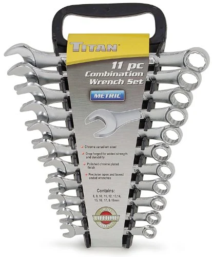 11 PC MM RAISED PANEL COMBO WRENCH SET