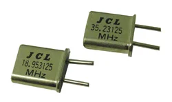MIDLAND - 75-400 TRANSMIT & RECEIVE CRYSTALS - RED (35.23125 & 18.953125 FREQUENCIES)