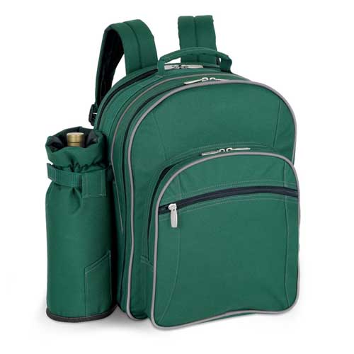 4 PERSON PICNIC BAG HUNTER/GRAY GREEN (SORENTO)