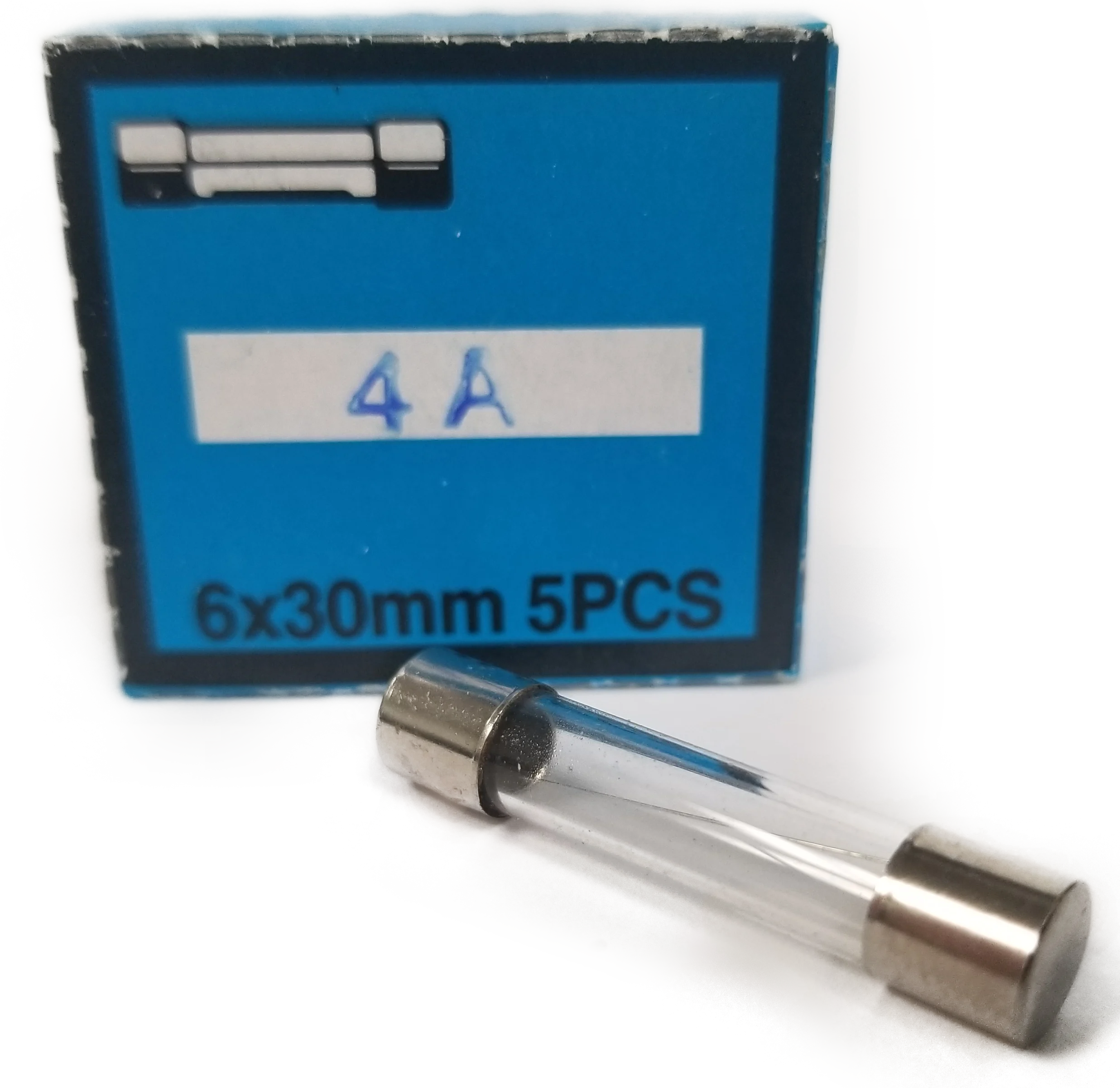 4 AMP GLASS FUSES (BOX OF 5)