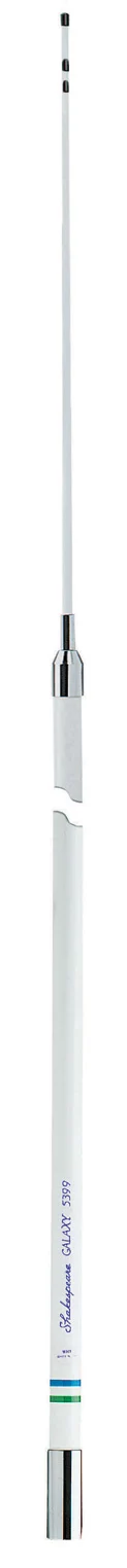 SHAKESPEARE  5399 GALAXY 9'-6" 100 WATT VHF MARINE BAND 6DB GAIN ANTENNA WITH 20' RG8X COAX & PL259 CONNECTOR