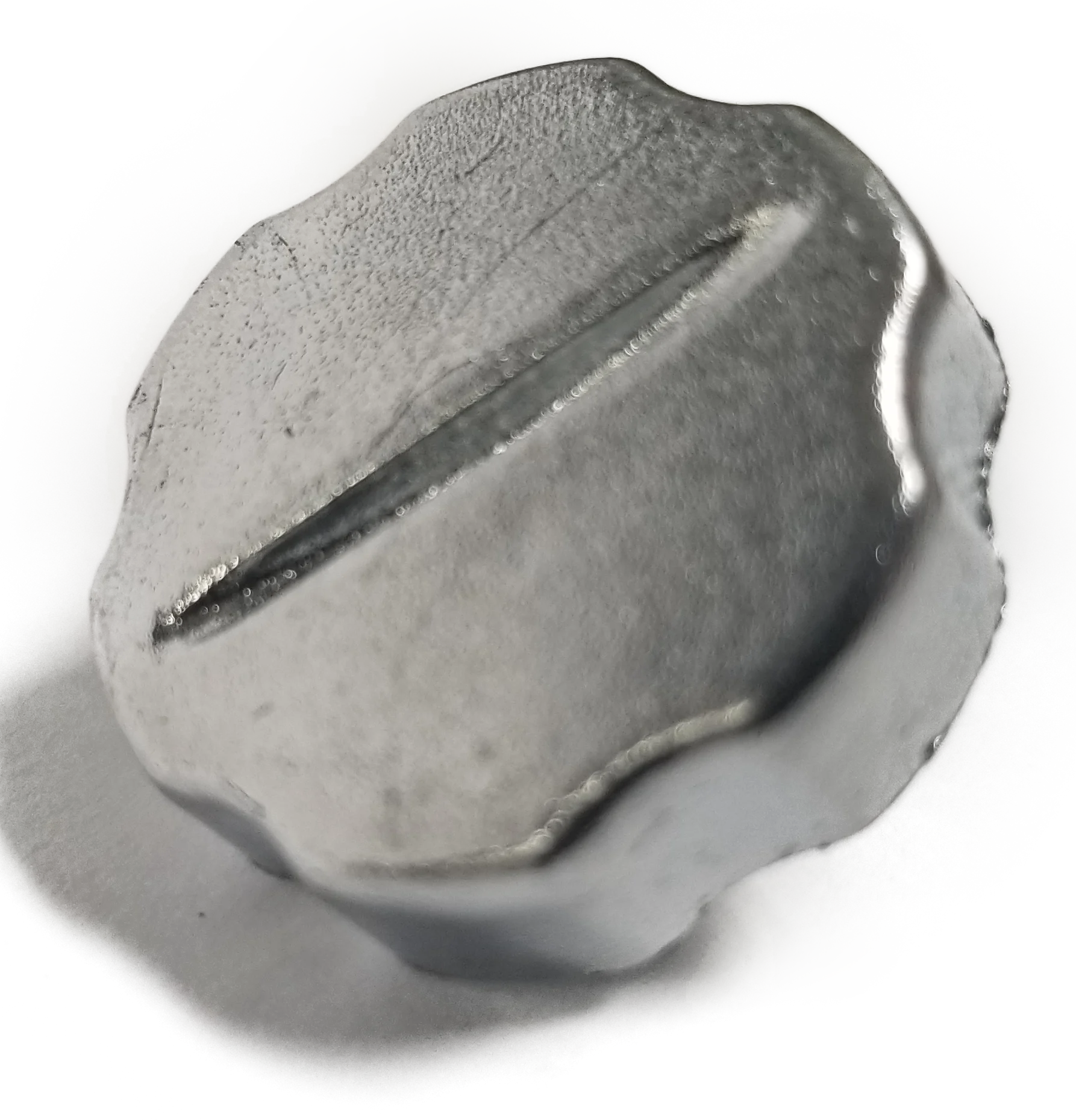 CHROME 5MM PLASTIC SIDE KNOB