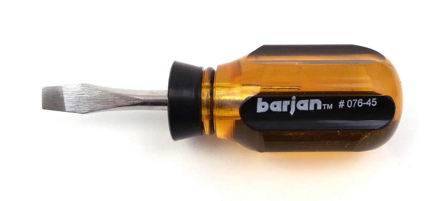 1/4" X 1-1/2" FLAT SCREWDRIVER,MAG TIP