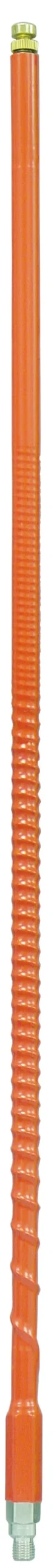 FIRESTIK - FS3-O 3 FOOT HEAVY DUTY 650 WATT TOP LOADED 5/8 WAVE CB ANTENNA WITH 3/8"X24" THREADED BASE IN ORANGE