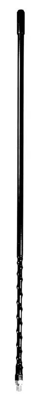 3' 3/8X24 THREAD FIBERGLASS CB ANTENNA BLACK/BULK