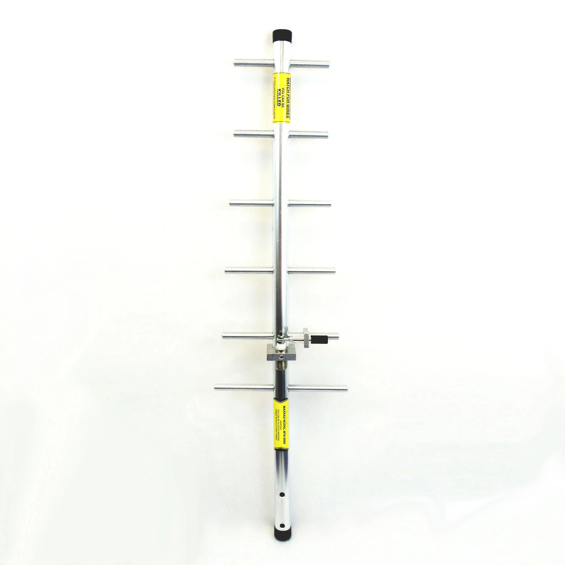 PCTEL/MAXRAD - MYA8066 806-866 MHz, 150 WATTS, 9 dB GAIN, 6 ELEMENT CHROME YAGI ANTENNA WITH FEMALE "N" CONNECTOR