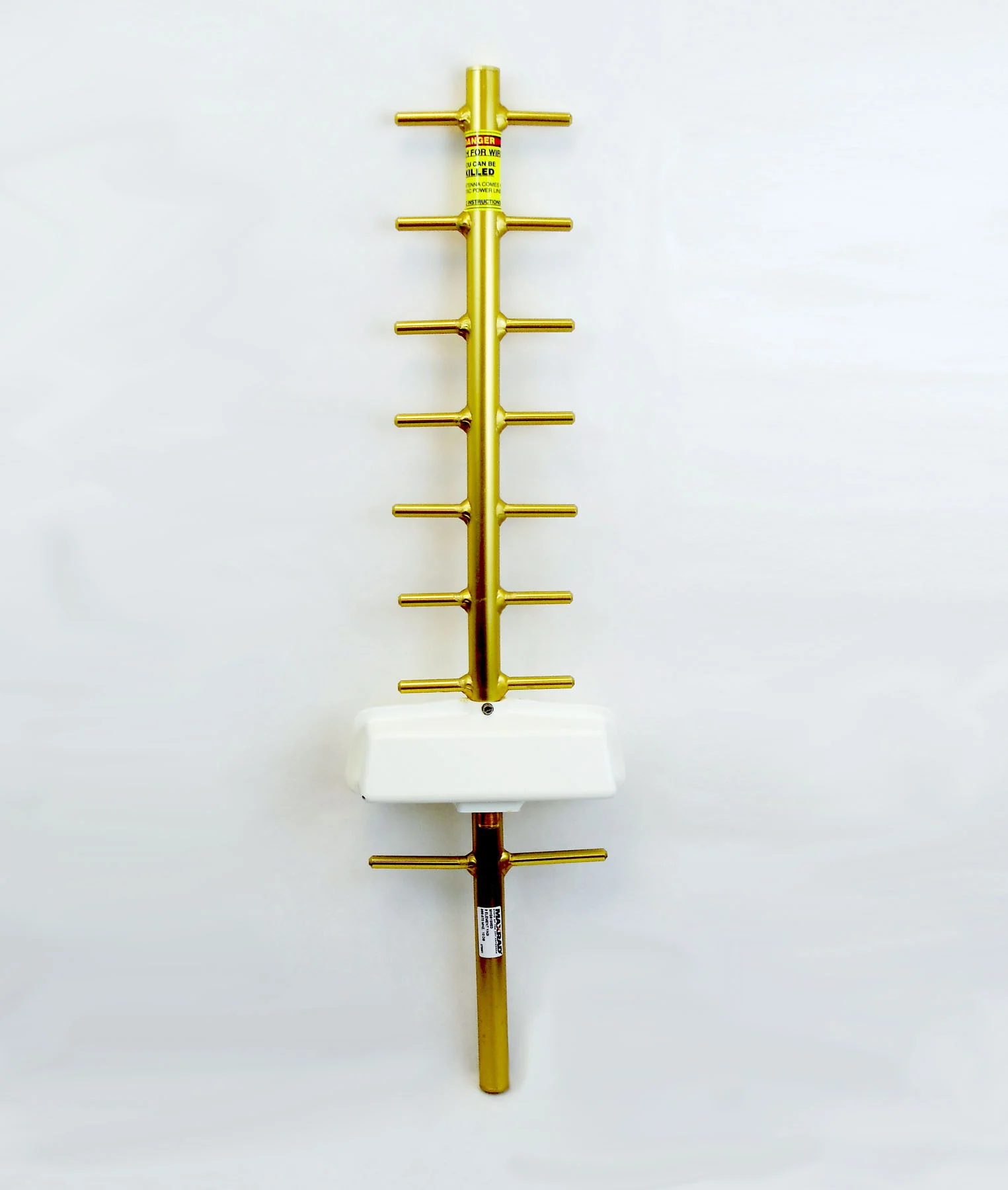 PCTEL/MAXRAD - MG9159ED 896-970 MHz, 150 WATTS, 10 dB GAIN, 9 ELEMENT, GOLD YAGI ANTENNA WITH FEMALE "N" CONNECTOR AND ENCLOSED DRV ELEMENT (TUNED TO 915 MHz)