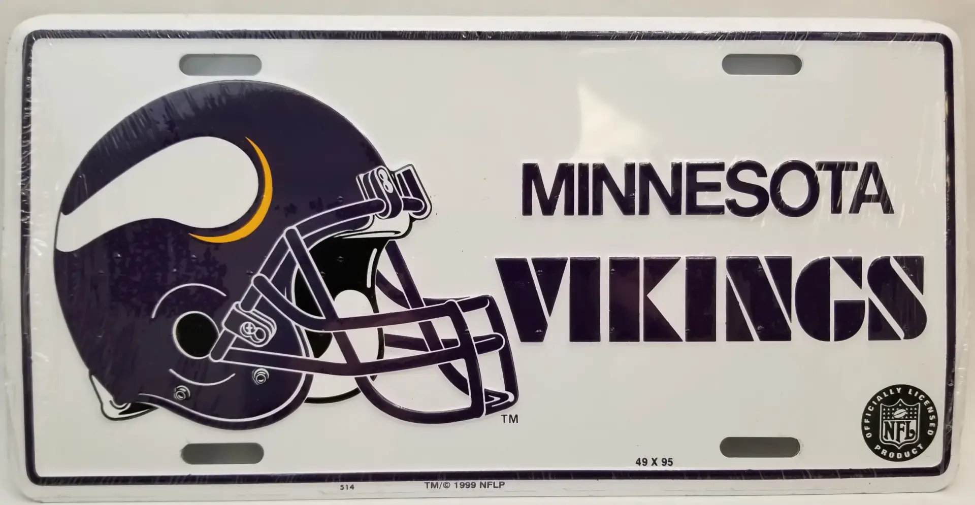 MINNESOTA VIKINGS LICENSE PLATE