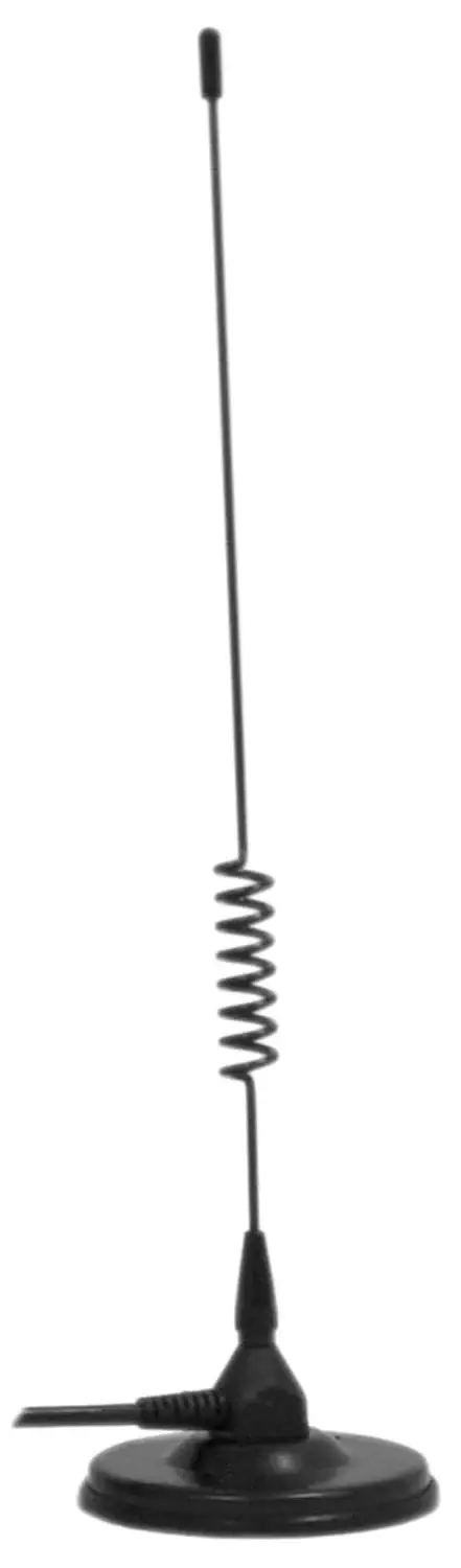 TRACKER- 800 & 1900 MHZ DUAL BAND HIGH PERFORMANCE 3DB GAIN BLACK MAGNETIC MOUNT CELLULAR ANTENNA KIT WITH RG58U COAX CABLE & FME CONNECTOR