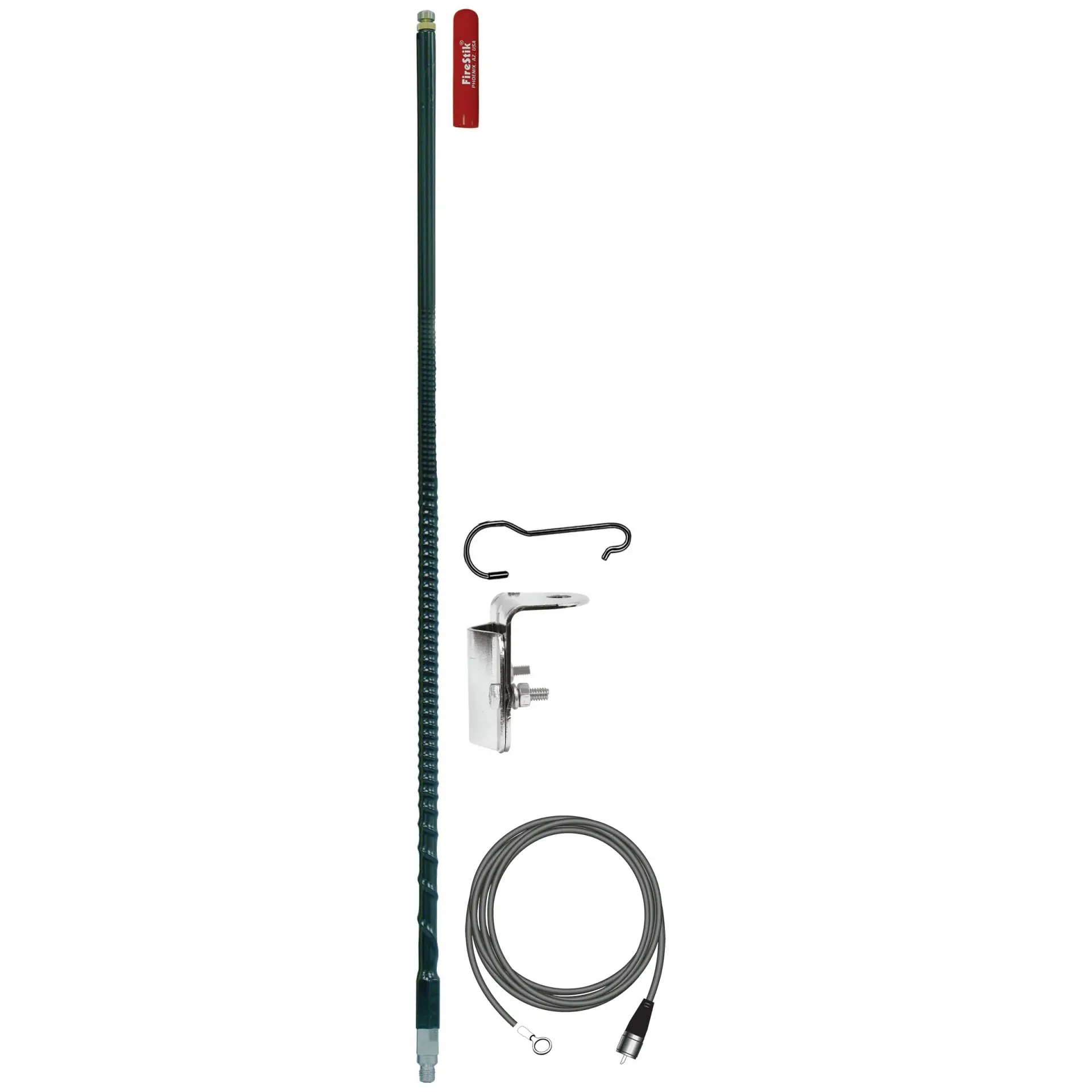 Firestik FG2648 2-Foot No Ground Plane CB Single Mirror Mount Antenna Kit